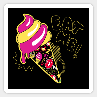 eat me ice cream Sticker